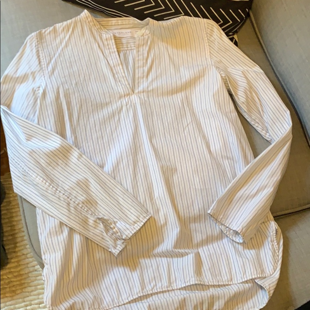 Everlane The Cotton Split-Neck Shirt